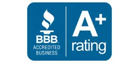 BBB Accredited Busiiness A+ Rating